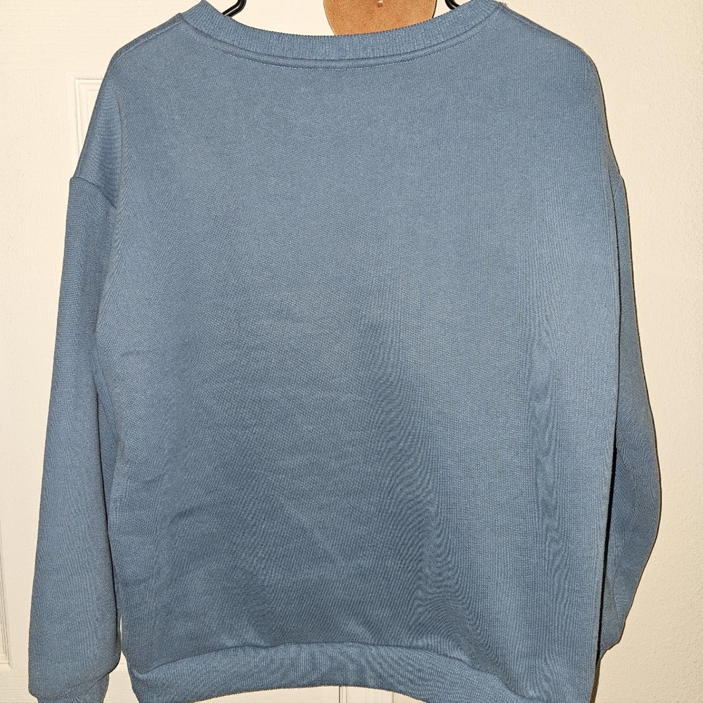 Cerulean Blue Cozy Sweatshirt and Joggers Set - Picture 4 of 10